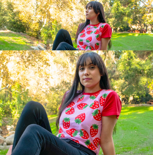 Strawberry Hearts T-Shirt [Clearance]