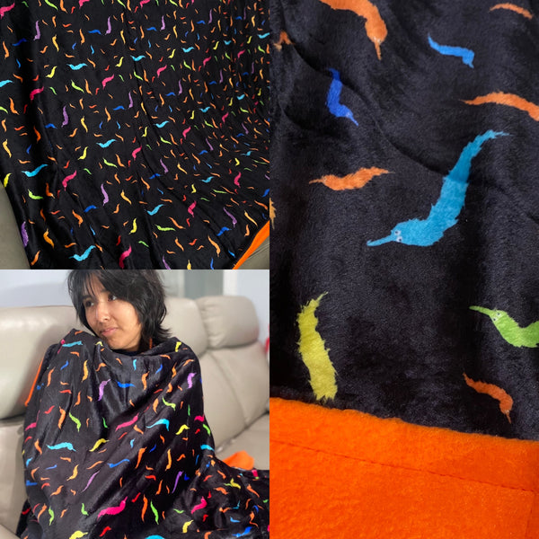 Worms on a string Blanket